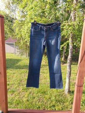 Lucky Brand Women's Dark Blue Flare Jeans